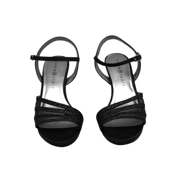 Karen Scott Black Sandals - Picture 4 of 8